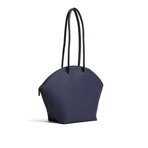 Calfskin Leather Navy Blue Hester Van Eeghen Tivoli S Handbag